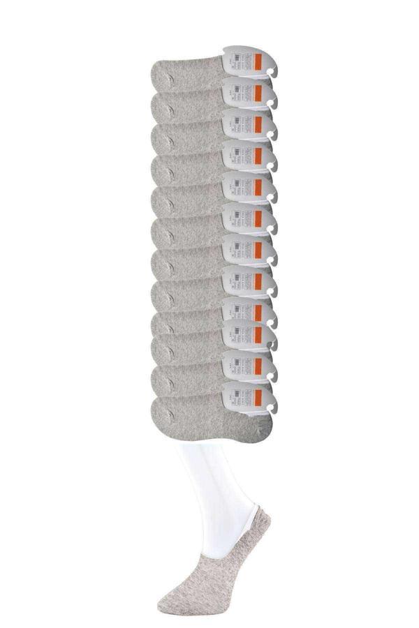 Gri Erkek Babet Çorap 12 çift - Image 1