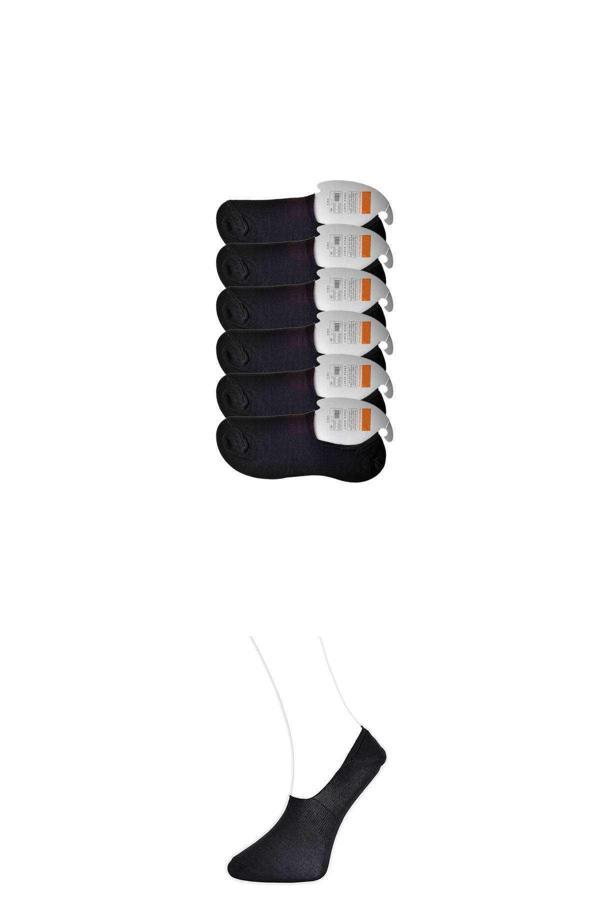 Siyah Erkek Babet Çorap 6 çift - Image 1