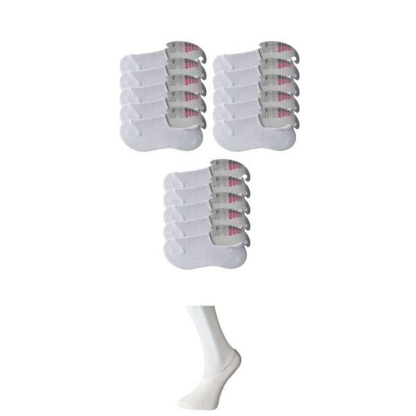 Beyaz Kadın Babet Çorap 15 çift - Image 1