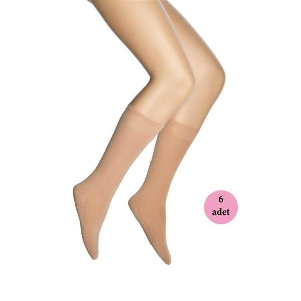 6 Adet Masaj Kadın Çorap Ten 57 - Image 1