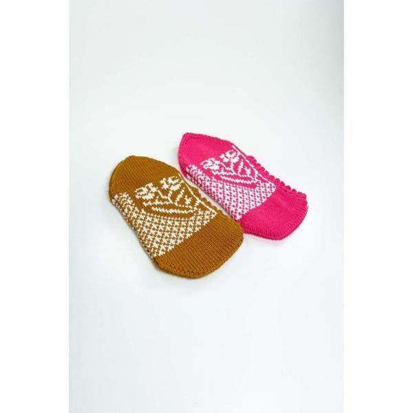 2 Çift El Örgüsü Kışlık Şık Kadın Yün Patik Set 7 - Image 1