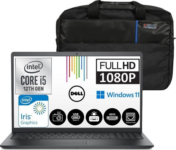 Dell Vostro 3520 Intel Core i5-1235U 32 GB 2 TB SSD Windows 11 Home 15.6" FHD Taşınabilir Bilgisayar N1235VN3520EMEAWH12 Zetta Çanta - Image 1