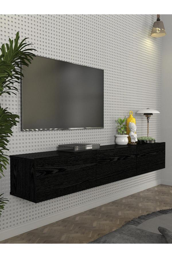 Cercei Tv Ünitesi 180 Cm Senkron Siyah - Image 1
