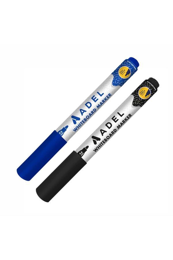 Adel Tahta Kalemi Siyah-Mavi 2'Li - Image 1