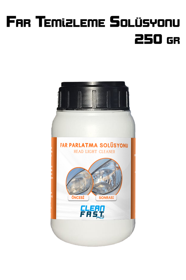 Yeni Nesil Premium Buharlı Far Temizleme Sıvısı Ve Parlatma Solüsyonu Kloroform Uyumlu 250 gr - Image 1