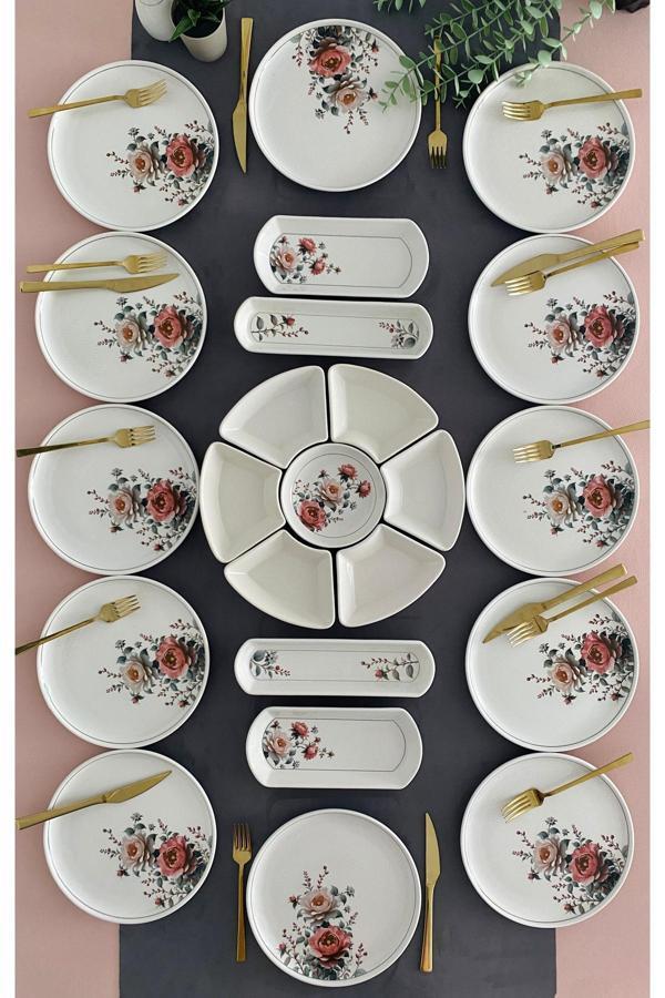 Hasbahçe 12 Kişilik 23 Parça kahvaltı Takımı - Image 1