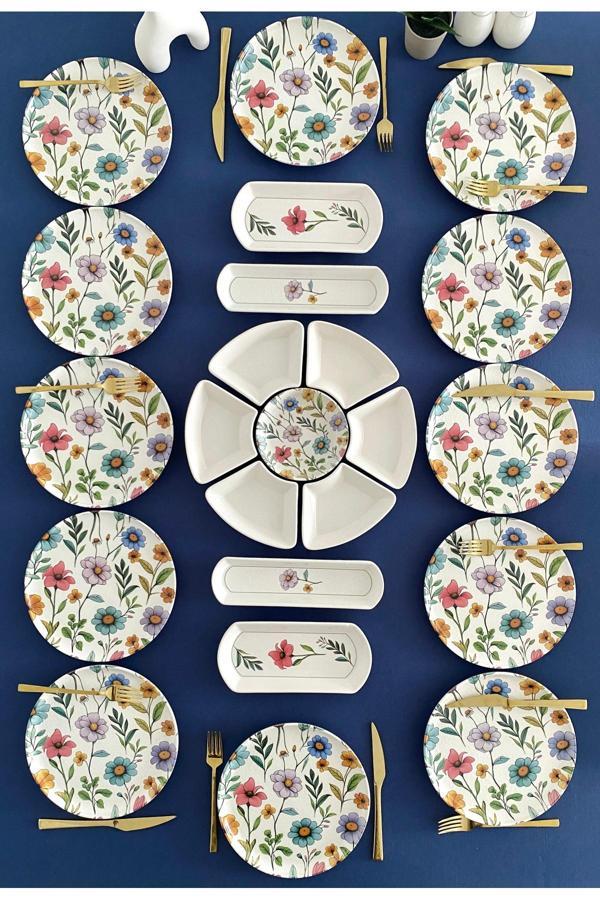 Flora Model 12 Kişilik 23 Parça Kahvaltı takımı - Image 1