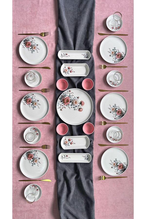 Hasbahçe Model 6 Kişilik 21 Parça Kahvaltı Takımı - Image 1