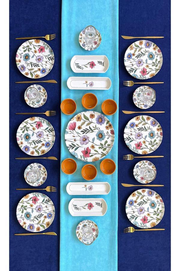 Flora Desen 6 Kişilik 23 Parça Kahvaltı Takımı - Image 1