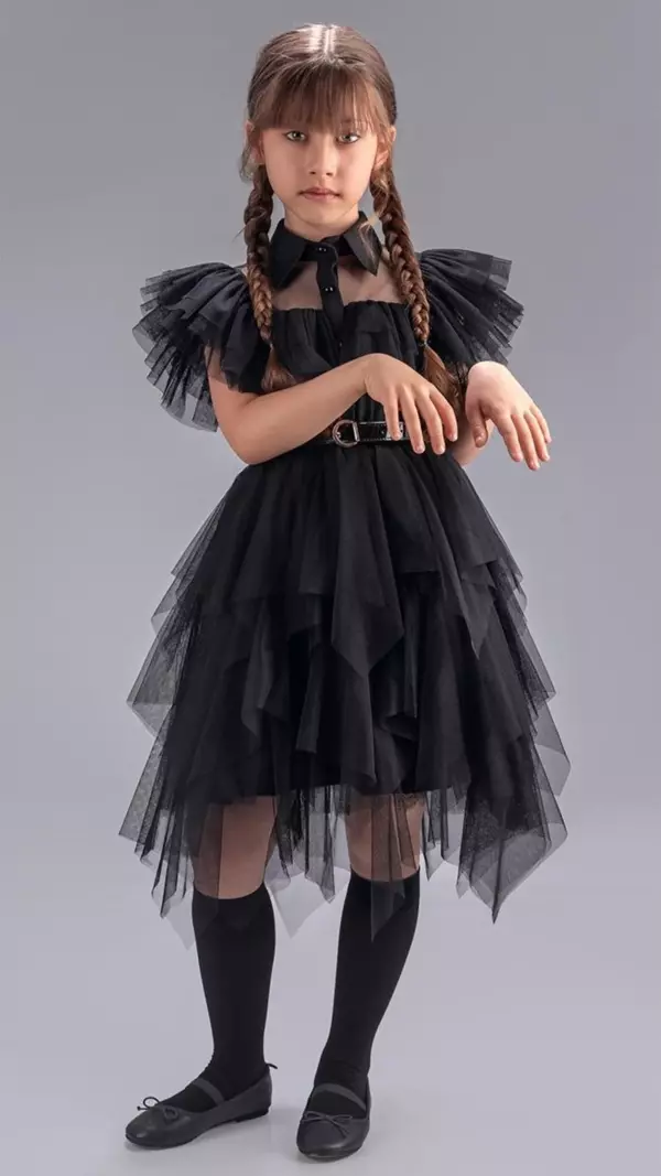 Wednesday Cadılar Bayramı Elbise  - Image 1