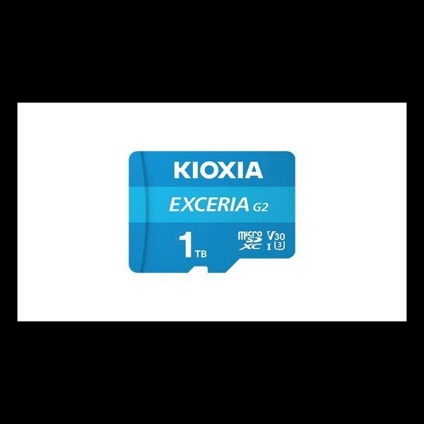 Kıoxıa 1tb Exceriag2, Lmex2l001tg2 U1 V30 4k,  Cl10, 100mb/s, Microsd Kart Bellek (sd Adaptörlü) - Image 1