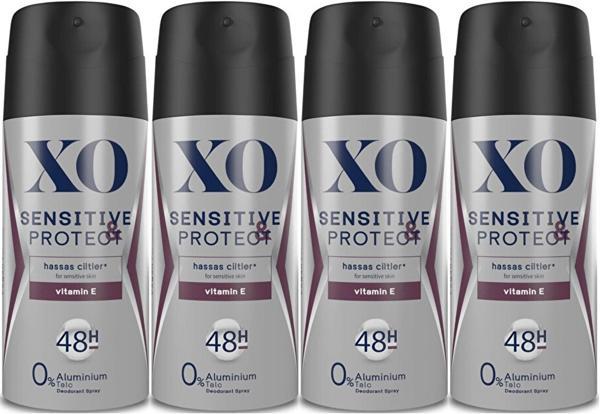 XO Deodorant 150ML Men-Erkek Sensitive & Protect (4 Lü Set) - Image 1