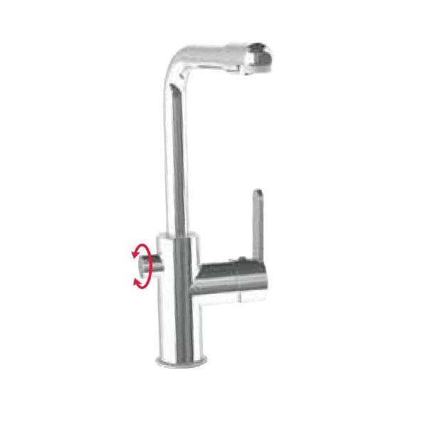 Aceser Dilara Kuğu Akıllı Lavabo Bataryası 5520105615 - Image 1