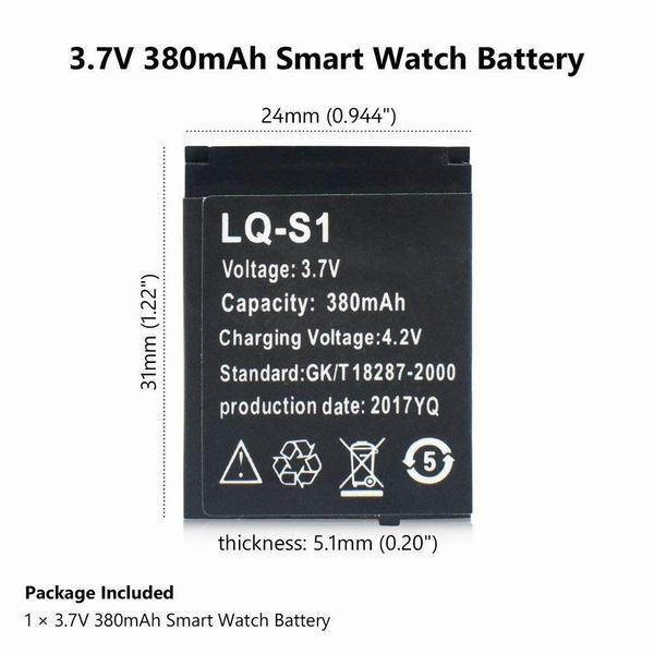Day LQ-01 M9 Akıllı Saat Batarya - Pil 4.2v 380mah - Image 1