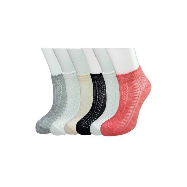 6 Adet Örgü İşlemeli Kadın Fantezi Bilek Çorap - Image 1