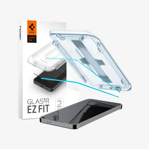 Spigen Galaxy S25 Plus / S24 Plus Cam Ekran Koruyucu Kolay Kurulum GLAS.tR EZ Fit Slim HD (2 Adet) - AGL07432 - Image 1
