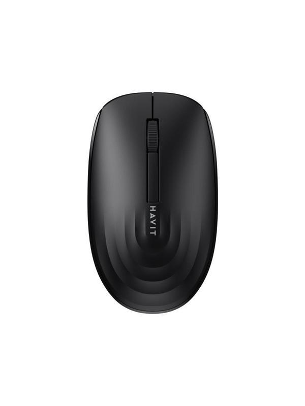 Havit MS93RF Siyah Ergonomik Optik Kablosuz Mouse - Image 1
