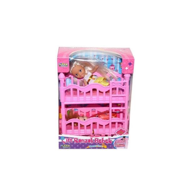 BFS Nessiworld K899-17  2 Katlı Kutulu Ranzalı Bebek  Seti-Halit Can Oyuncak - Image 1