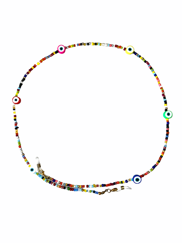 Kum Boncuk Nazar Gözlük Zinciri - Kolye - Bileklik - Image 1