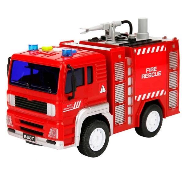 BFS Maxx Wheels Sesli ve Işıklı Su Fışkırtan İtfaiye Aracı 20 cm. - Image 1