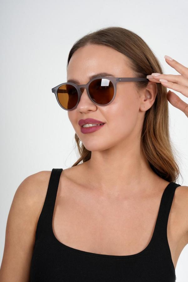 Gri Yuvarlak Juliano Güneş Gözlüğü - Image 1