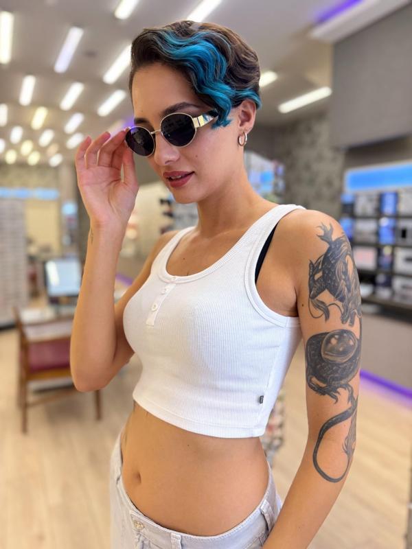 Lenty Sılver/Black 55 Olivier Philippe Polarize Güneş Gözlüğü - Image 1