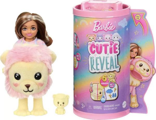 Barbie Cutie Reveal Bebekler Chelsea Sevimli Kostümler Serisi - Aslan HKR21 - Image 1