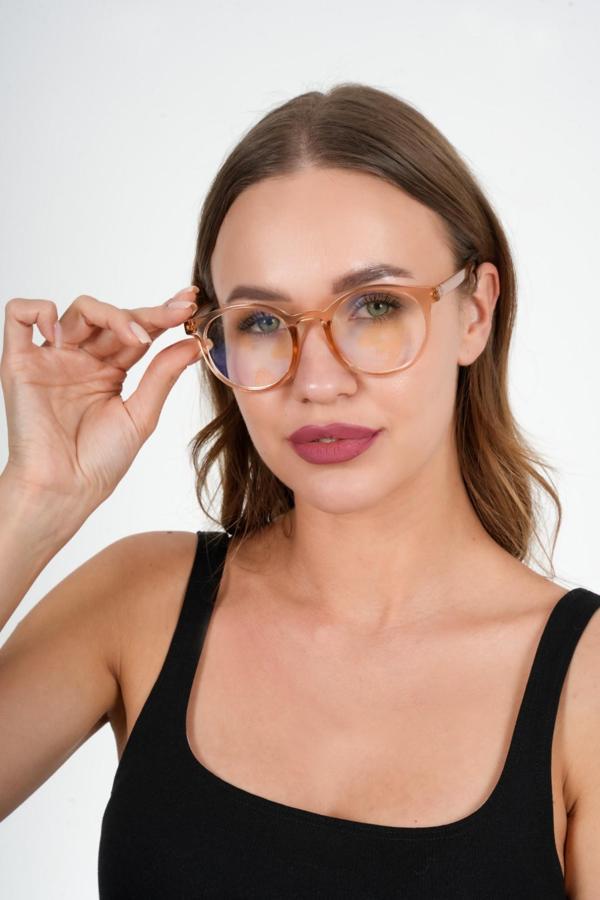 Yuvarlak Honey Olivier Philippe Mavi Işık Koruyucu Gözlük - Image 1