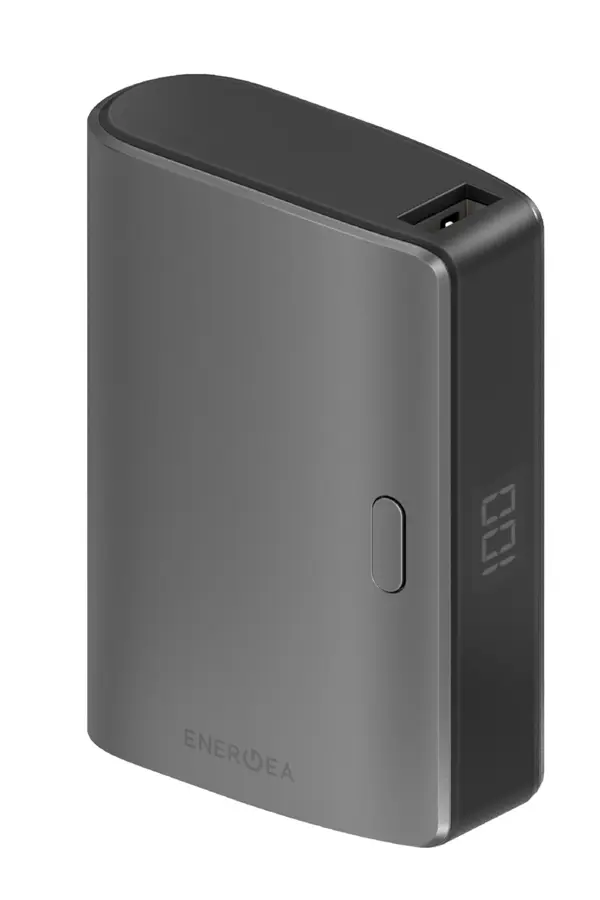 ComPac 35 10.000 mAh Dijital Göstergeli 35W Type-C 22.5W USB Çıkışlı PD Hızlı Şarj Powerbank - Koyu Gri - Image 1