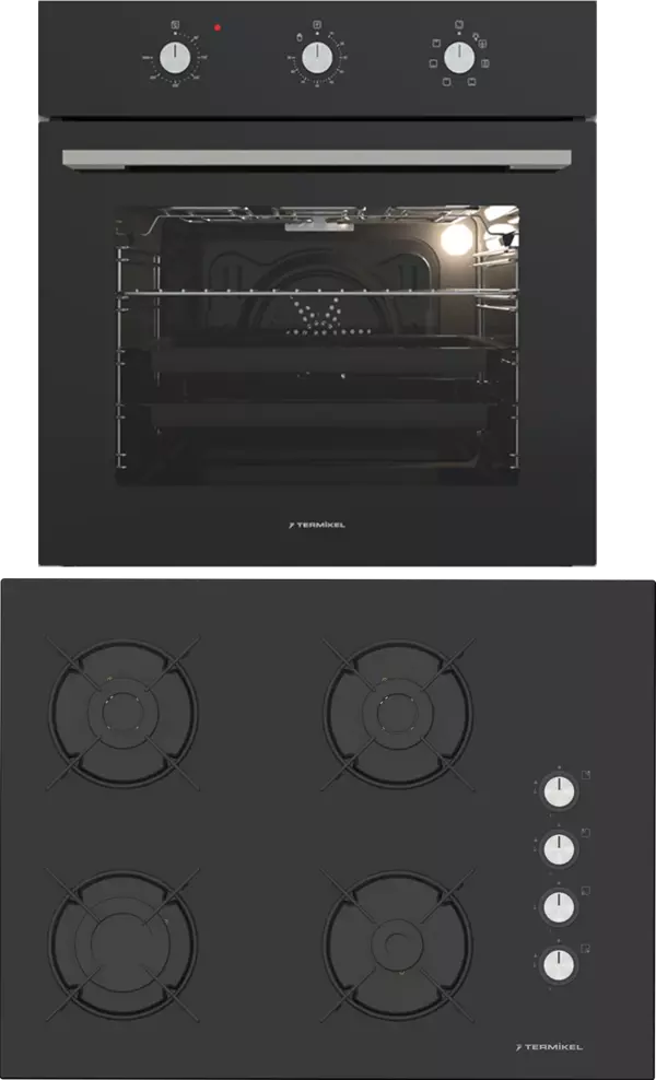 Termikel Ankastre Set (BO O6435C B + BH P7144C B) - Image 1