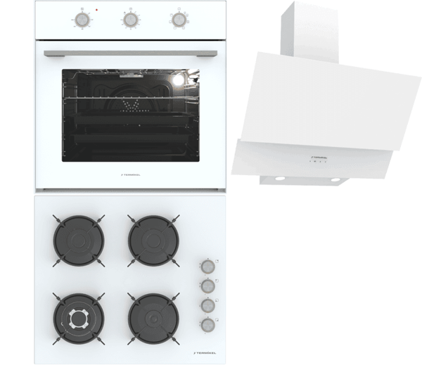 Termikel Ankastre Set (BO O6435C W + BH P6194C W + CH C6532C WW) - Image 1
