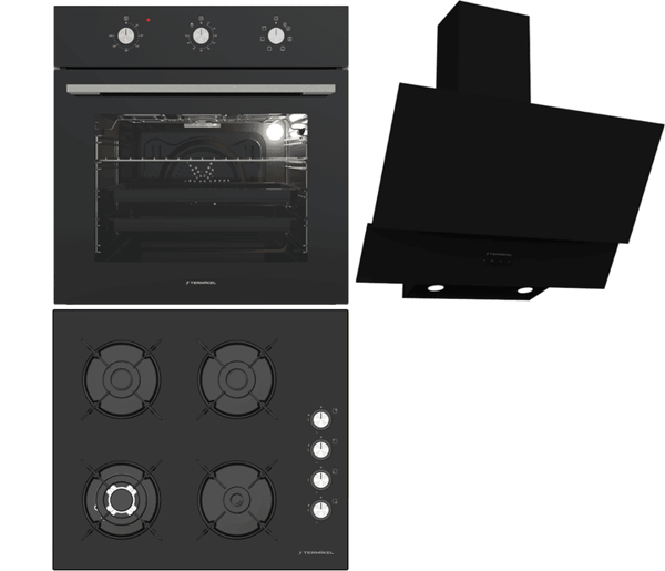 Termikel Ankastre Set (BO O6435C B + BH P6194C B + CH C6532C BB) - Image 1