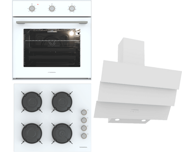 Termikel Ankastre Set (BO O6435C W + BH P6144C W + CH S6532C WW) - Image 1
