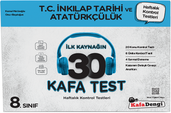 Kafa Dengi 8. Sınıf İnkılap Tarihi 30 Kafa Test - Kafa Dengi - Image 1
