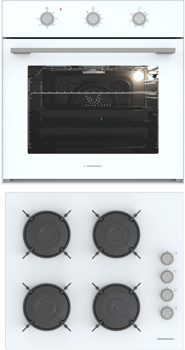 Termikel Ankastre Set (BO O6435C W + BH P6144C W) - Image 1