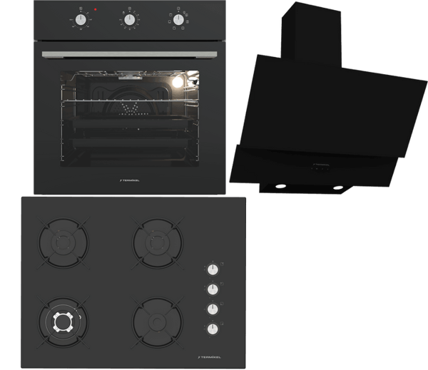 Termikel Ankastre Set (BO O6435C B + BH P7194C B + CH C6532C BB) - Image 1