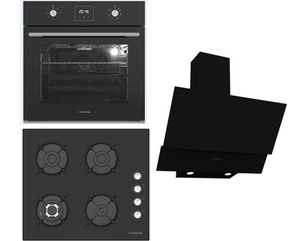 Termikel Ankastre Set (BO O64D5C B + BH P6194C B + CH C6532C BB) - Image 1