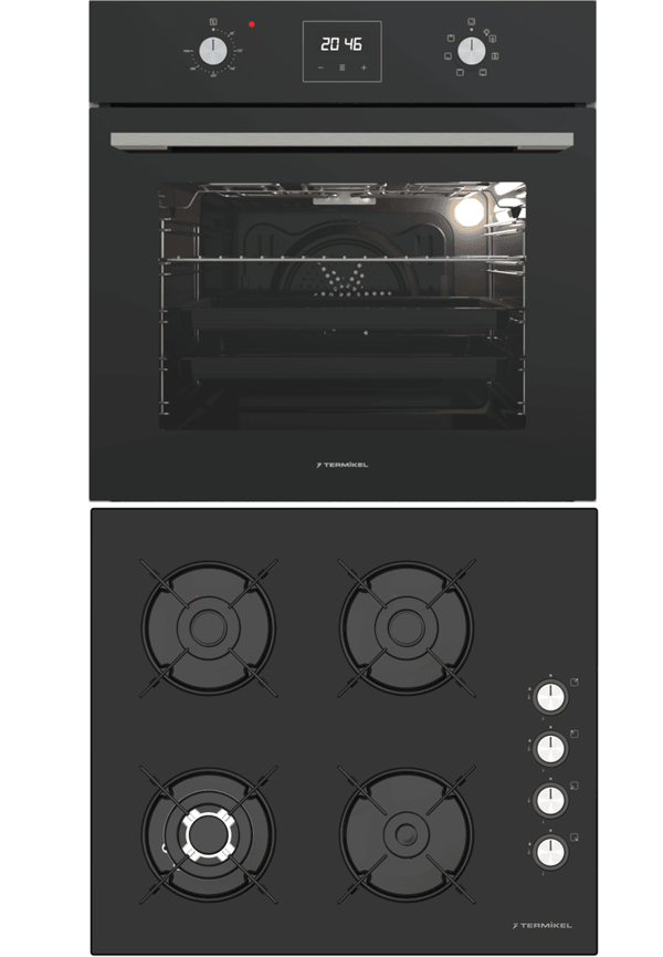 Termikel Ankastre Set (BO O64D5C B + BH P6194C B) - Image 1