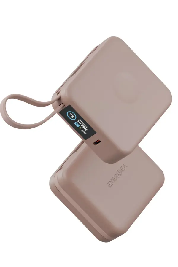 MagPac Mini Plus Dijital 10.000 mAh 20W Type-C 20W Type-C Kablo 15W Telefon Saat Kablosuz Şarj Magsafe Powerbank - Image 1