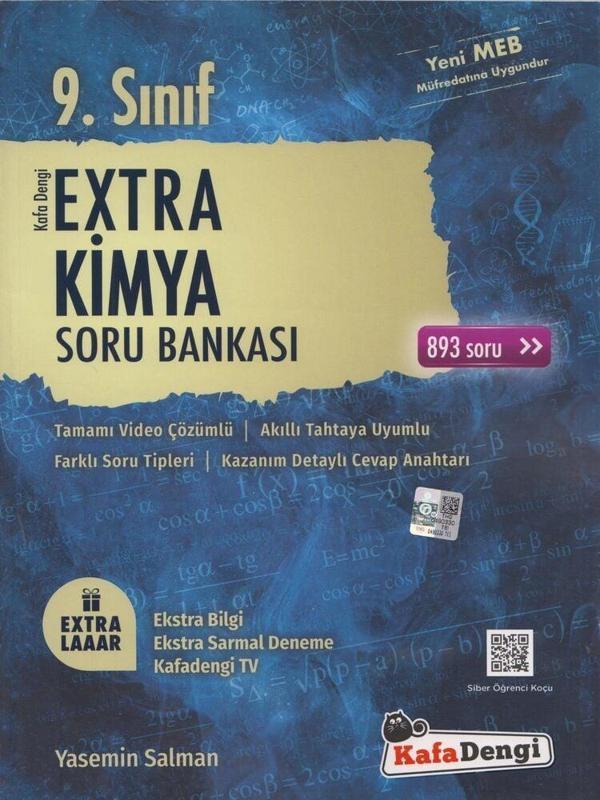 Kafa Dengi Yayınları 9. Sınıf Extra Kimya Soru Bankası - Kafa Dengi - Image 1
