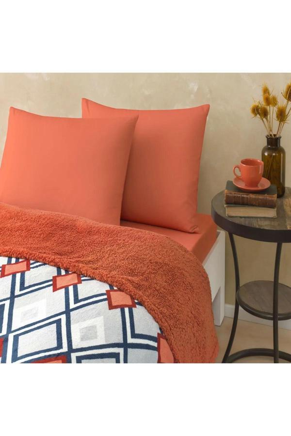 TAÇ WİNTER SET ÇİFT KİŞİLİK HARLOW TURUNCU - Image 1