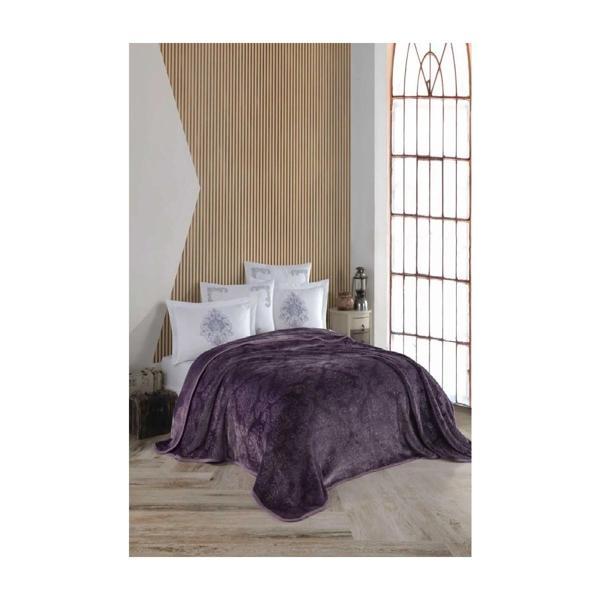 ECOSSE BLANK SET AGOSSA DAMAKS BATTANİYE SETİ MÜRDÜM - Image 1