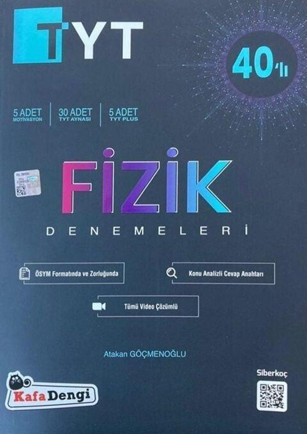 Kafa Dengi Yayınları TYT Fizik 40 lı Branş Denemesi - Kafa Dengi - Image 1