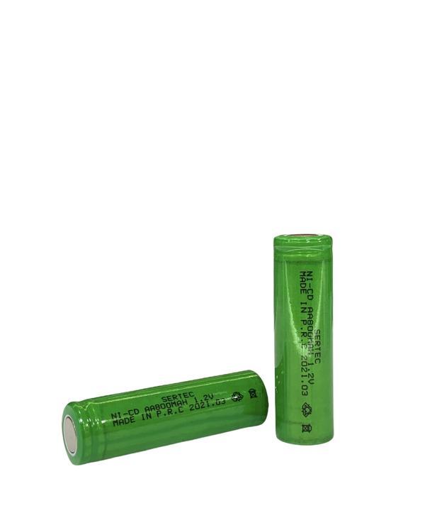 1.2V 800 Mah - AA - Ni-Cd Şarjlı Pil - Başsız / Flat Head - Image 1