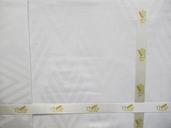 JAKAR PAMUK SATEN ÇİFT KİŞİLİK NEVRESİM TAKIMI DİAMOND KREM - Image 1