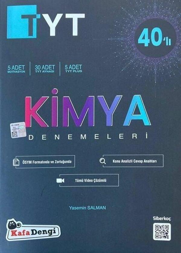 Kafa Dengi Yayınları TYT Kimya 40'lı Branş Denemesi - Kafa Dengi - Image 1