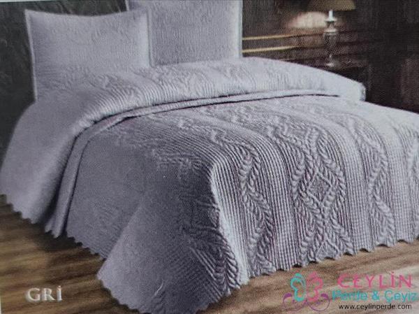 JUMBOSOFT TEK KİŞİLİK YATAK ÖRTÜSÜ GRİ - Image 1