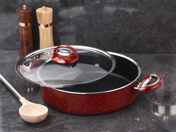 Taç Titan Granit Basık Tencere 24cm TT-1115 - Image 1