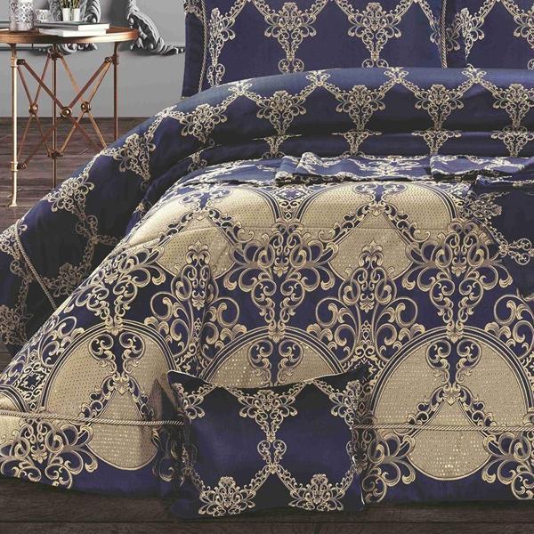 11 PARÇA  ÇEYİZ SETİ MAHİDEVRAN LACİVERT - Image 1