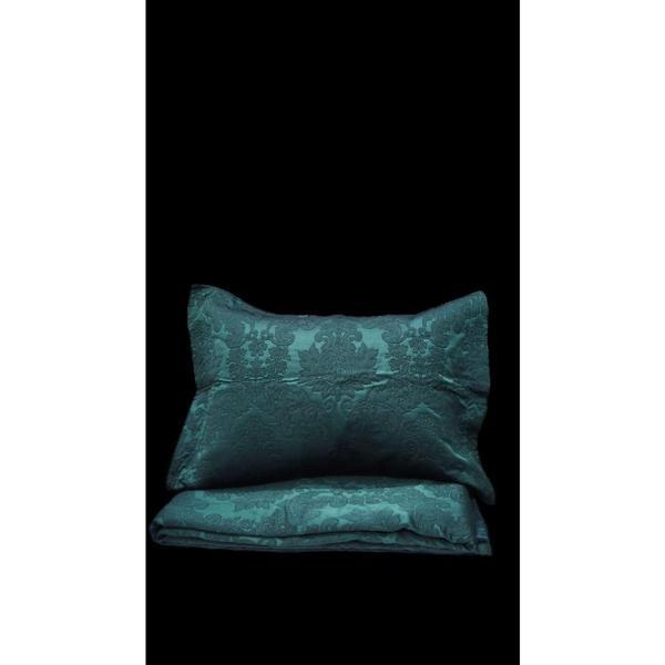 RÜYA ÇİFT KİŞİLİK PİKE YATAK ÖRTÜSÜ ZÜMRÜT - Image 1